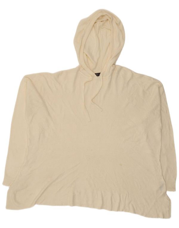 Marks & Spencer Damski sweter z kapturem, oversize, UK 18 XL, beżowy
