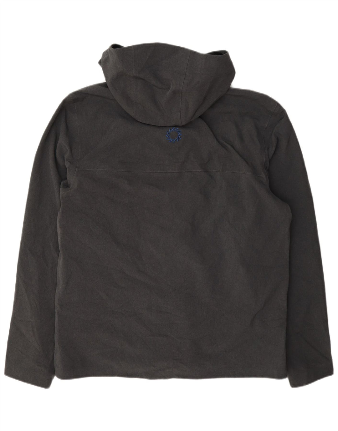The North Face Mens Hooded Rain Jacket UK 40 Large Grey