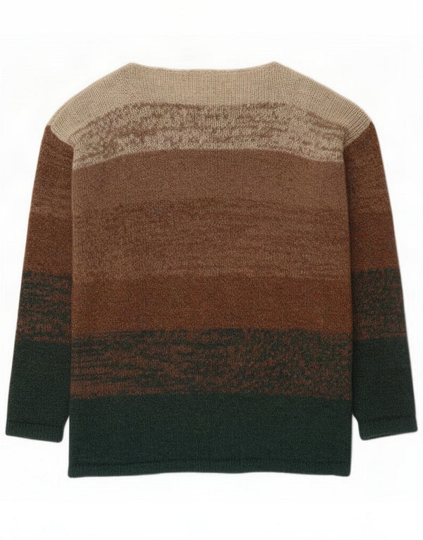 Burton Womens Boat Neck Jumper Sweater UK 14 Medium Multicoloured Striped