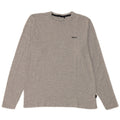 Mexx Mens Regular Fit Top Long Sleeve XL Grey Flecked Cotton