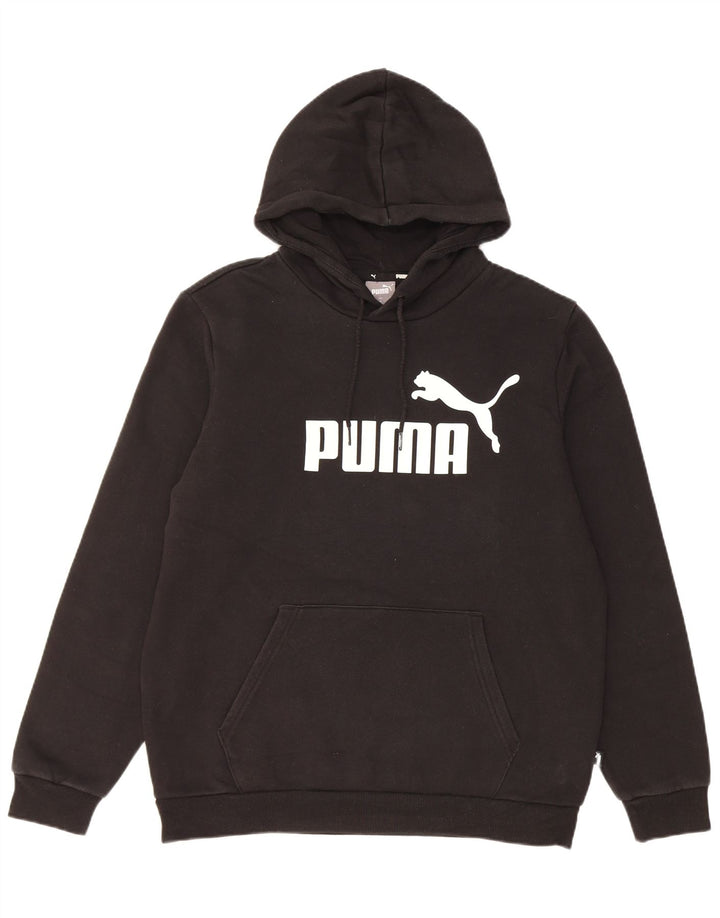 Puma Pull à Capuche Graphique Homme Noir Moyen Coton