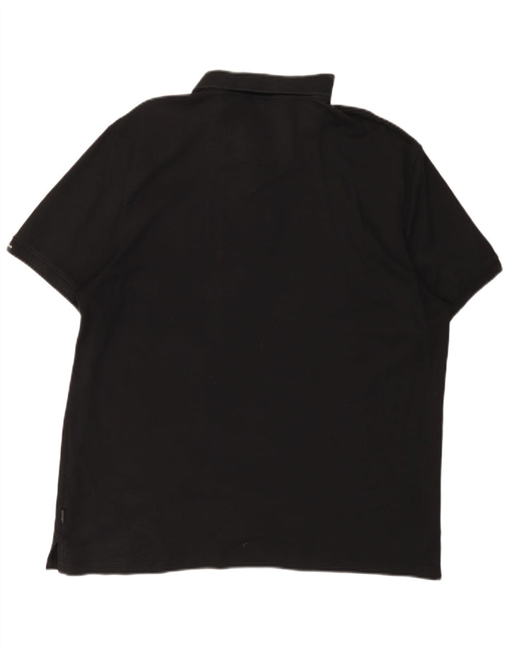 CALVIN KLEIN Mens Polo Shirt XL Black