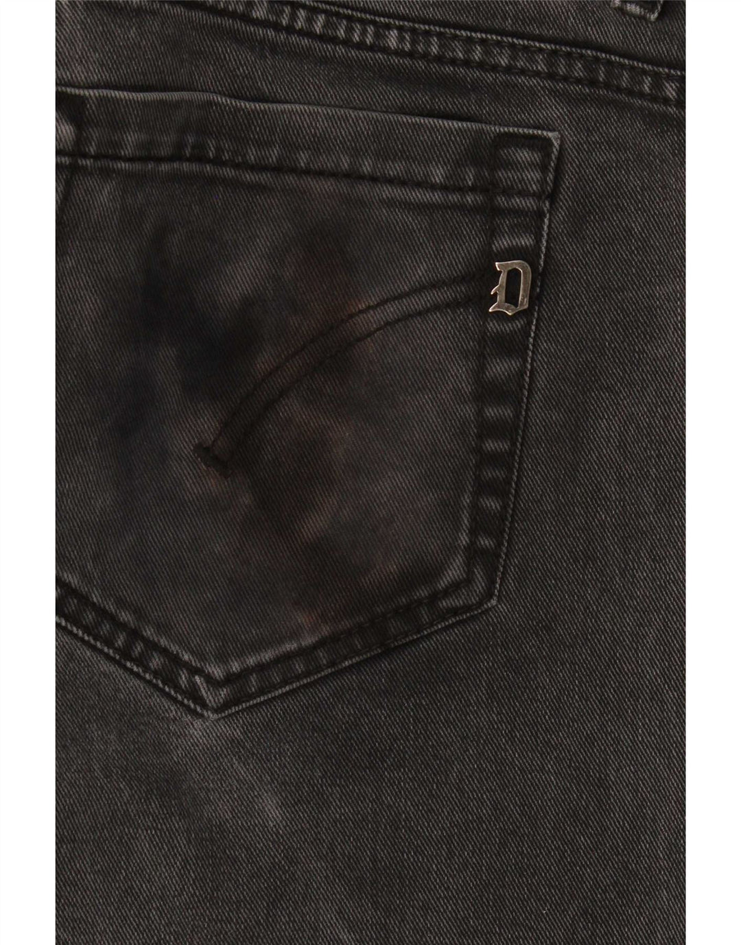Dondup Mens George Slim Jeans W36 L29 Grey Cotton