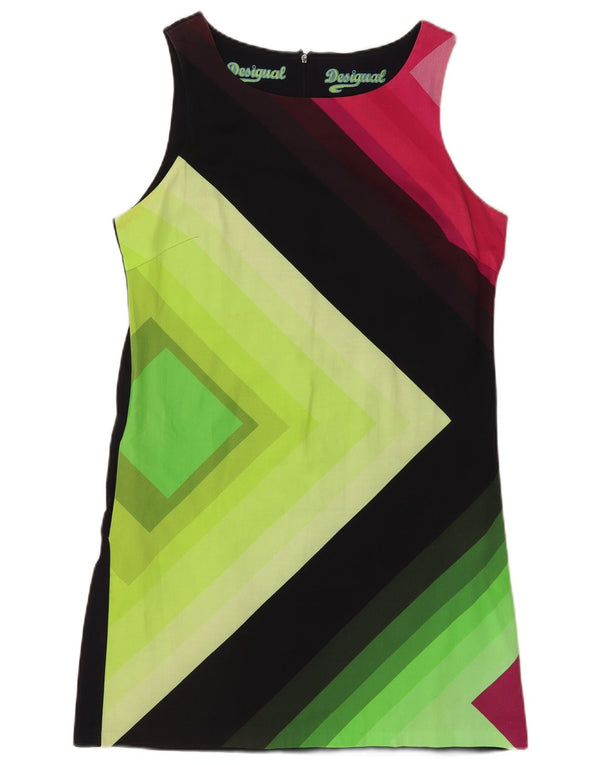 Damska sukienka z grafiką Desigual EU 42, duża, wielokolorowa, geometryczna