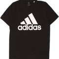 ADIDAS Mens Aeroready Graphic T-Shirt Top Small Black Polyester Vintage Adidas and Second-Hand Adidas from Messina Hembry 
