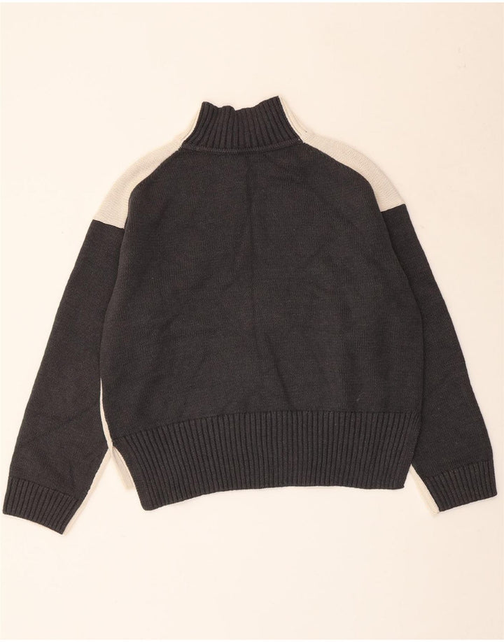 MARKS & SPENCER Maglione da donna con collo dolcevita UK 14 Medio Bianco
