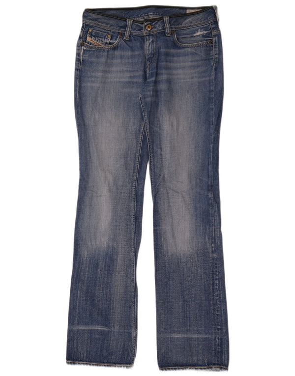 Diesel Damen BEBEL Bootcut Jeans W30 L34 Blaue Baumwolle