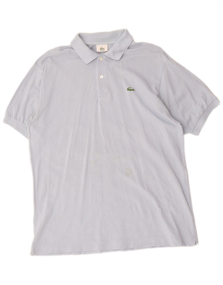 Polo da uomo Lacoste taglia 5 grande in cotone blu