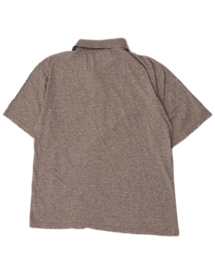 Reebok Mens Polo Shirt Small Grey Flecked