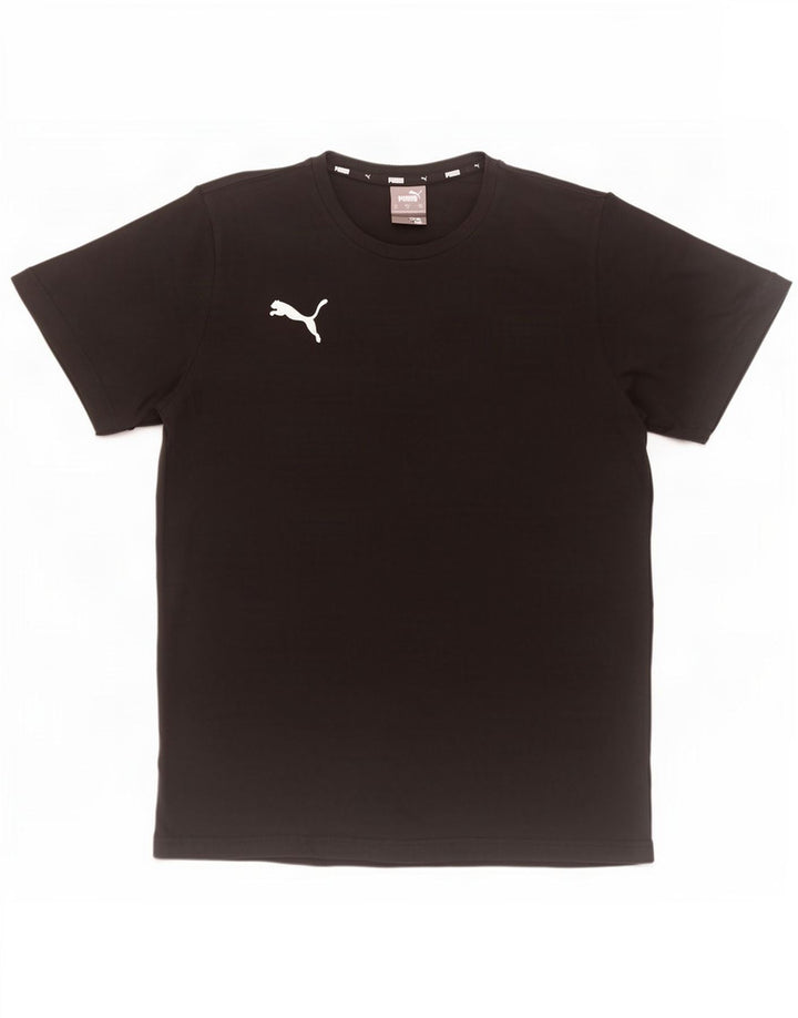 Puma - Camiseta para hombre, talla grande, algodón negro