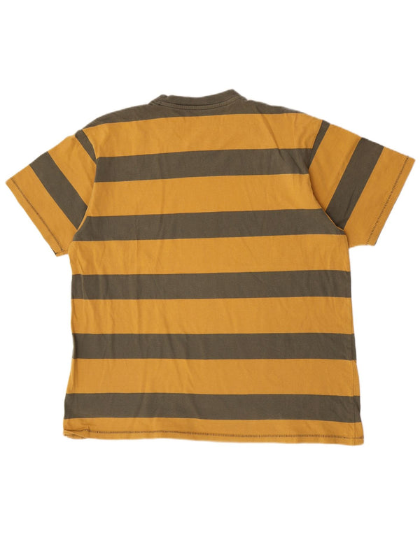 Camiseta Levi's para hombre Top grande de rayas amarillas