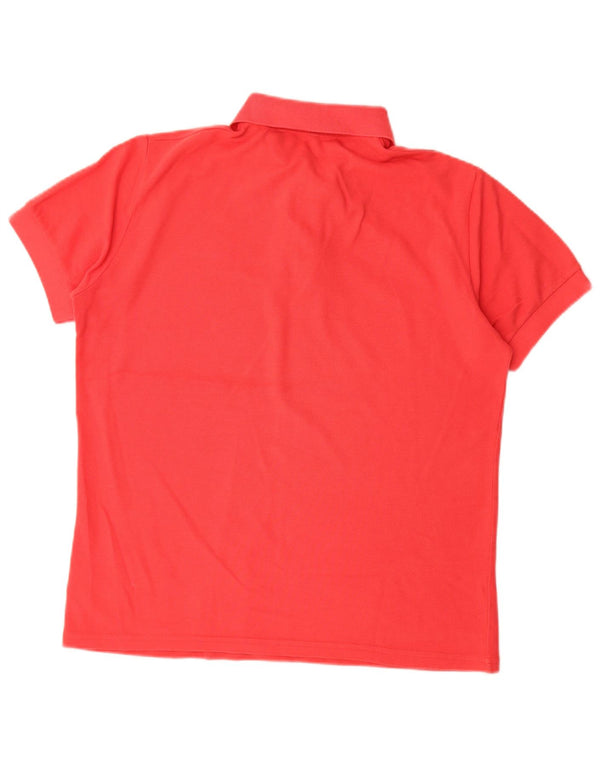 Tricou Polo Benetton Băieți 13-14 Ani 3XL Bumbac Roșu