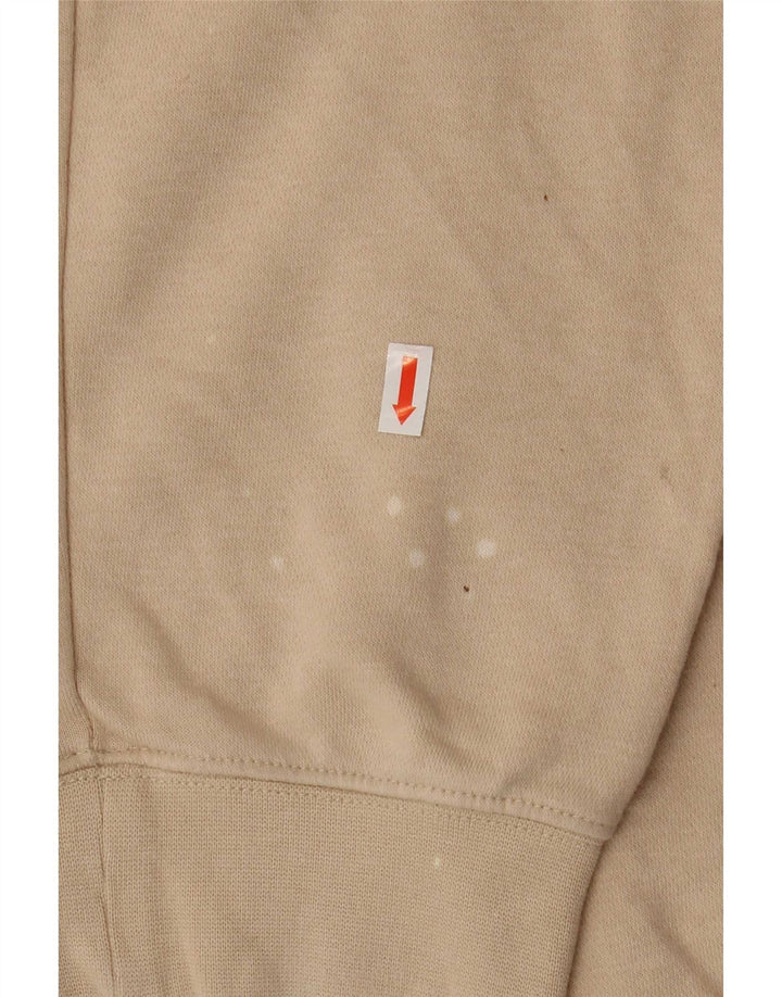 Nike Mens Tracksuit Trousers Joggers Small Beige Cotton