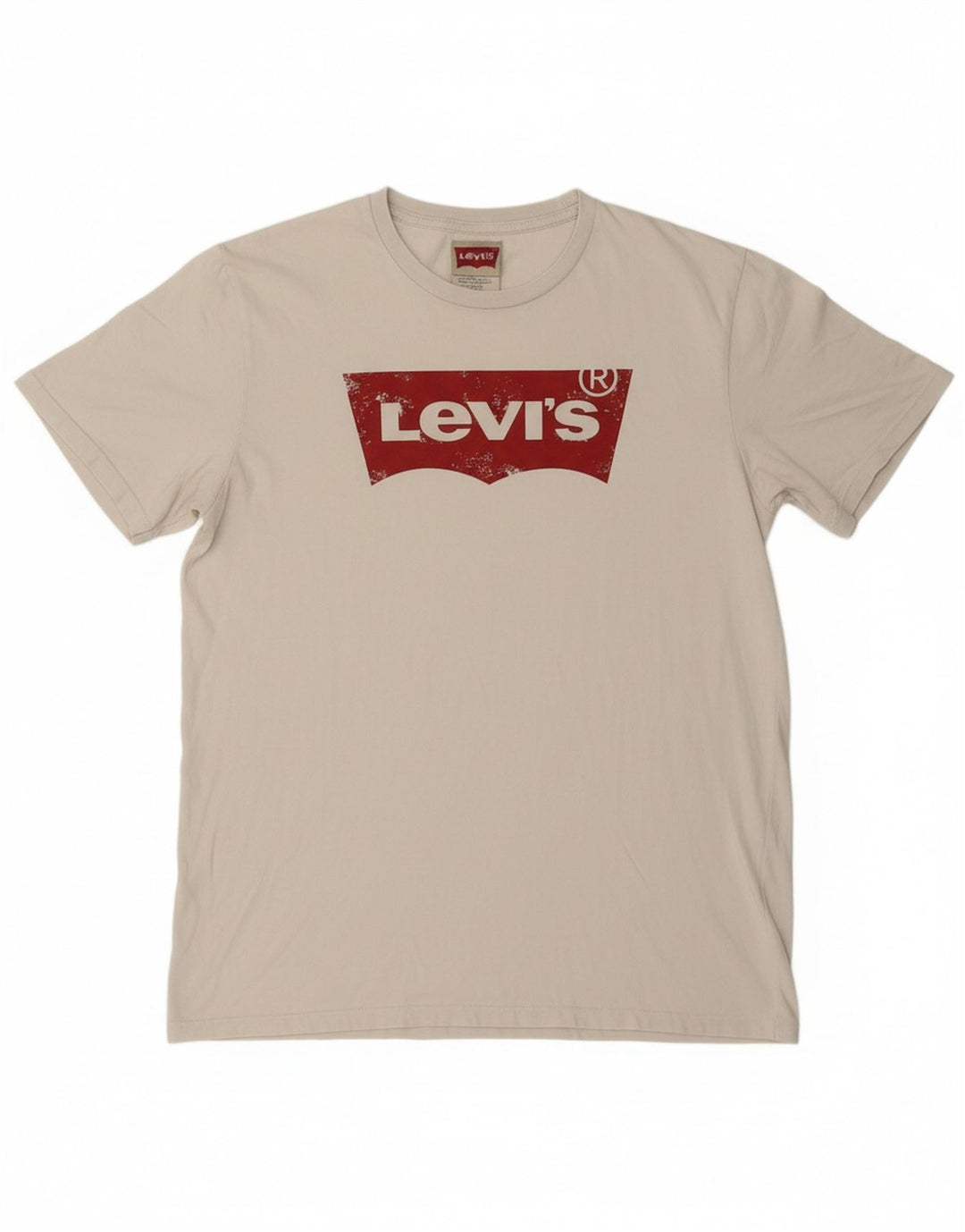 LEVI'S Mens Graphic T-Shirt Top Medium White
