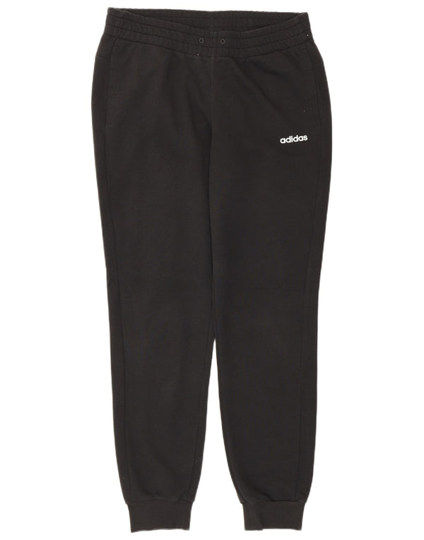 Adidas Pantalon de survêtement pour femme Joggers UK 12/14 Coton noir moyen