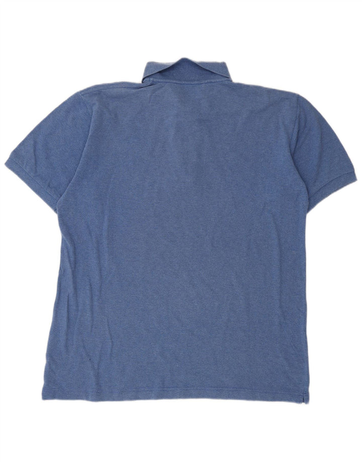 Kappa Mens Polo Shirt Large Blue Cotton