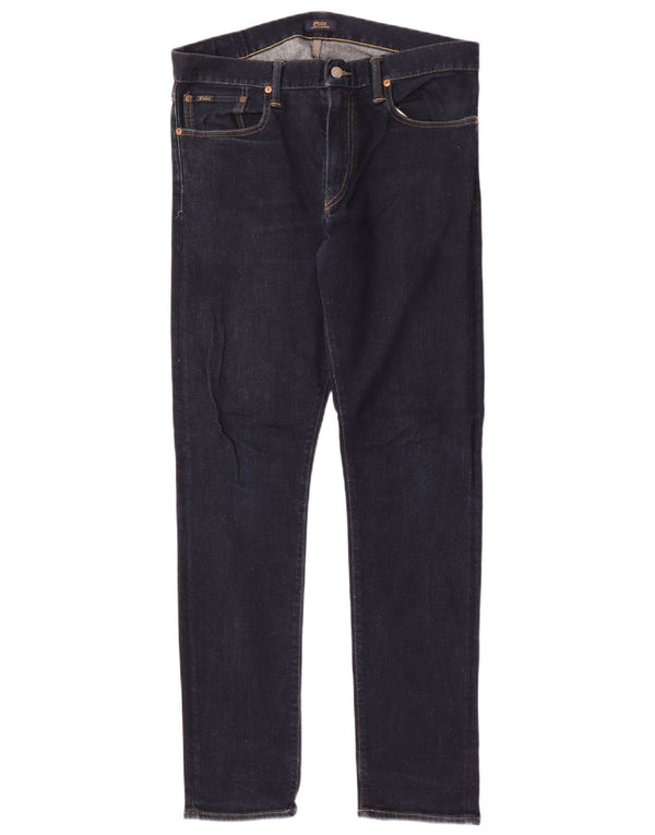 Мужские джинсы скинни Ralph Lauren W33 L34, темно-синий, хлопок