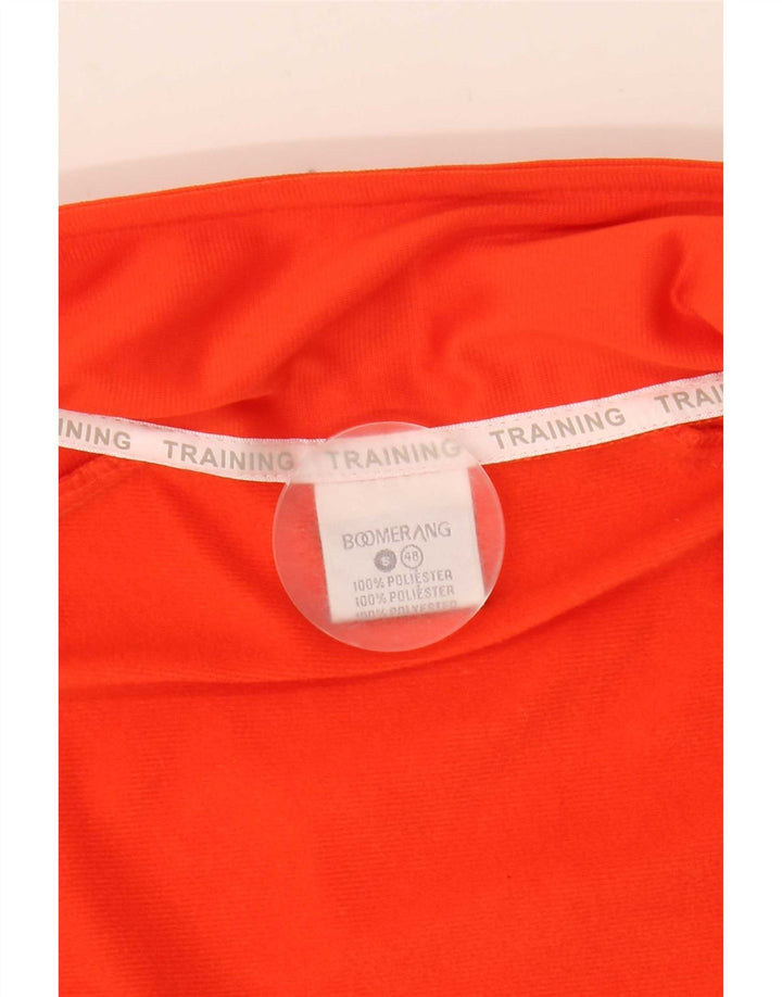 Vintage træningsdragt til mænd Topjakke IT 48 Medium Orange Colourblock Polyester
