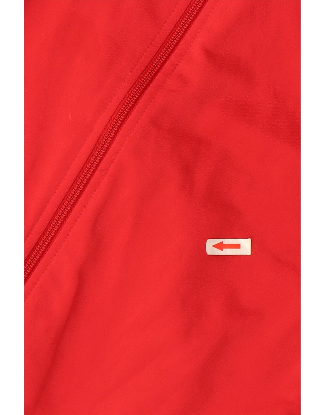 Puma Mens Tracksuit Top Jacket Small Red Colourblock Polyester