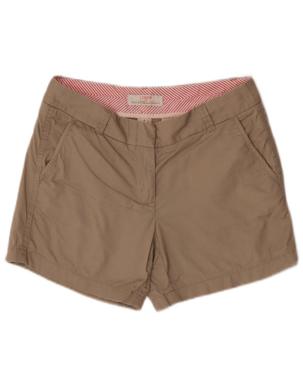J. Crew Womens Broken In Chino Shorts US 4 Small W28 Khaki Cotton