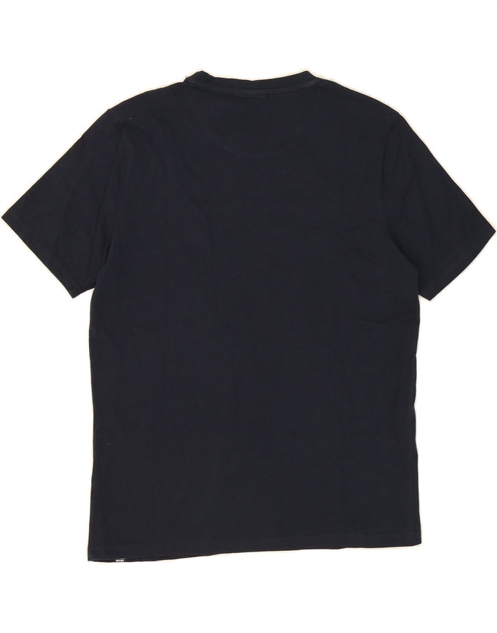 ELLESSE Mens T-Shirt Top Medium Navy Blue Cotton Vintage Ellesse and Second-Hand Ellesse from Messina Hembry 