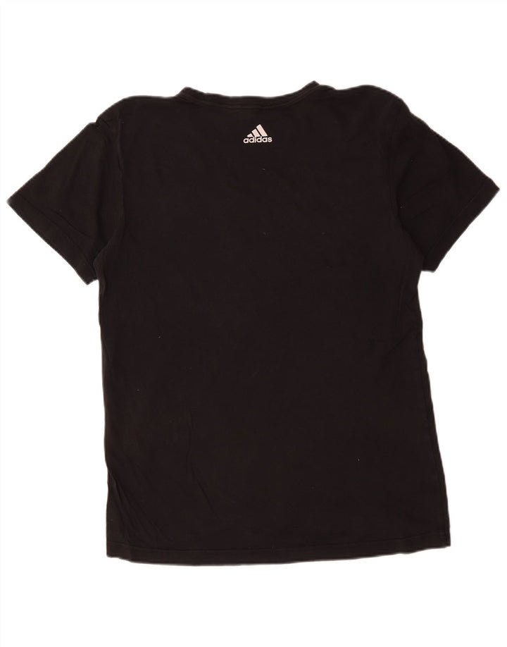 Ανδρικό γραφικό T-Shirt Adidas Top Medium Μαύρο