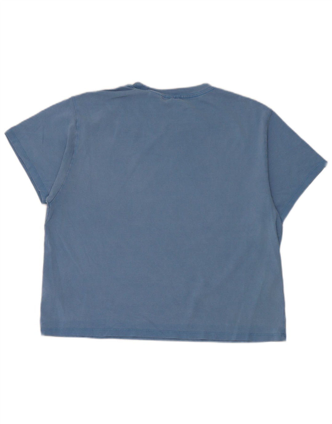 Levi's Grafisk T-shirt top til kvinder UK 14 Mellemblå bomuld