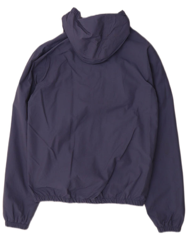 Lyle & Scott Boys Hooded Rain Jacket 14-15 Years Blue Cotton Sports