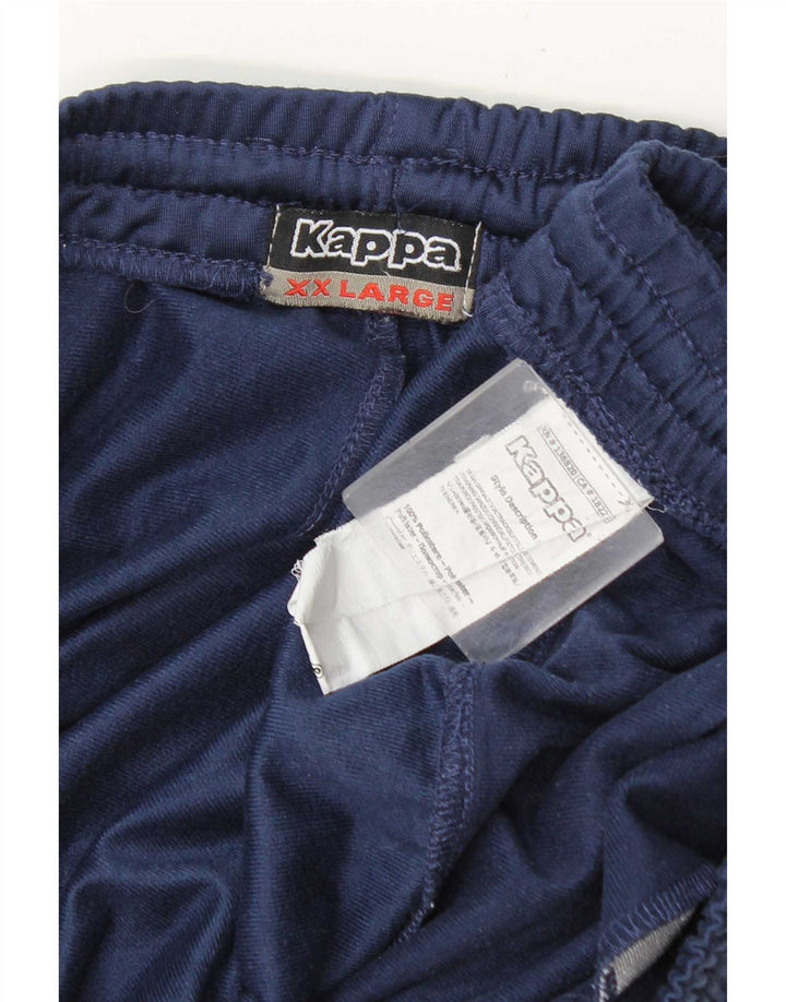 Fato de treino completo masculino Kappa 2XL poliéster azul marinho