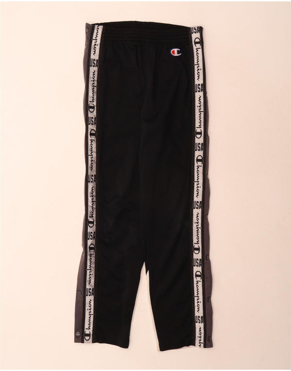 Champion Mens USA Graphic Trenirke Hlače XS Black Colourblock Sports