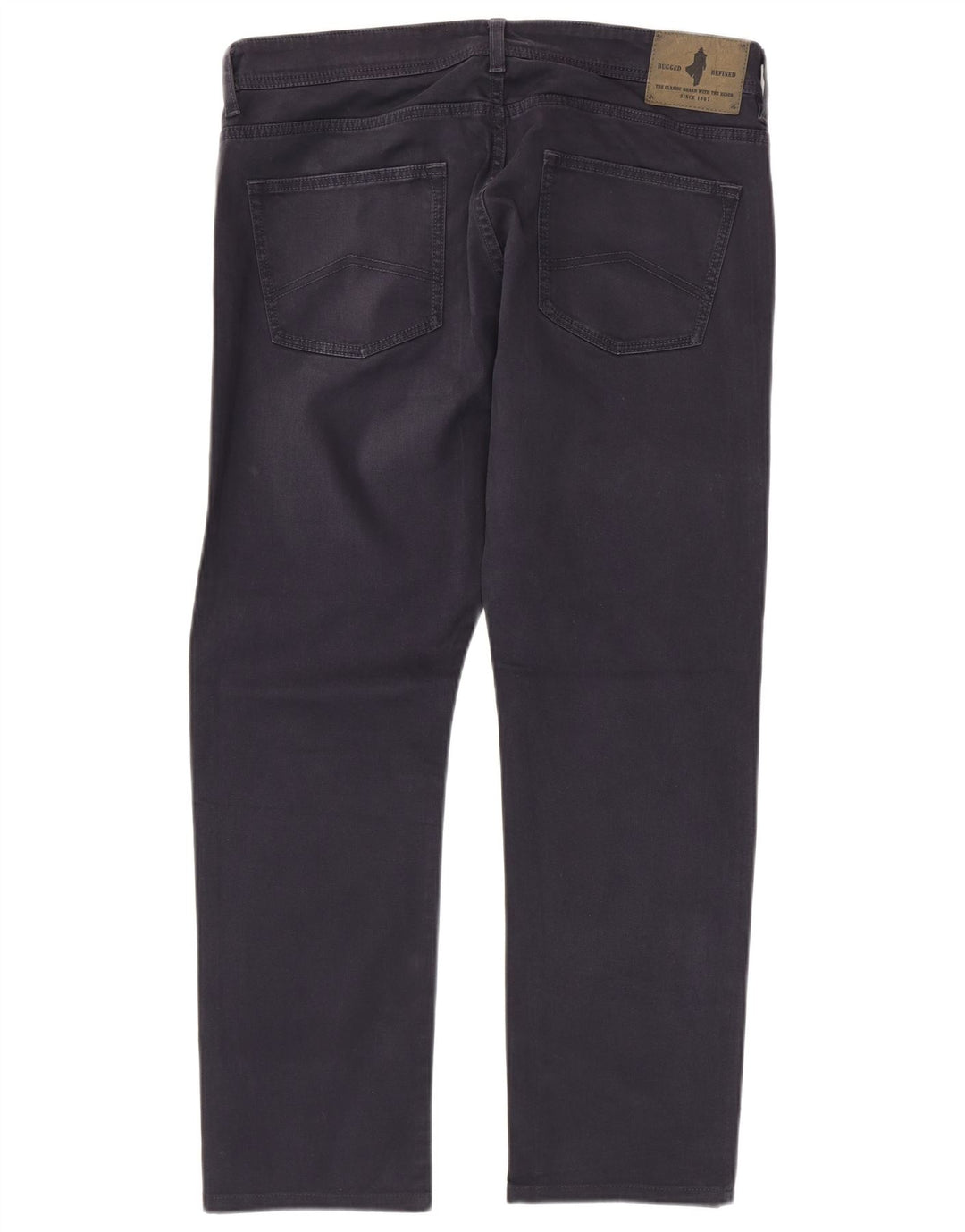 Marlboro Classics Mens Regular Tapered Jeans W33 L28 Navy Blue Cotton