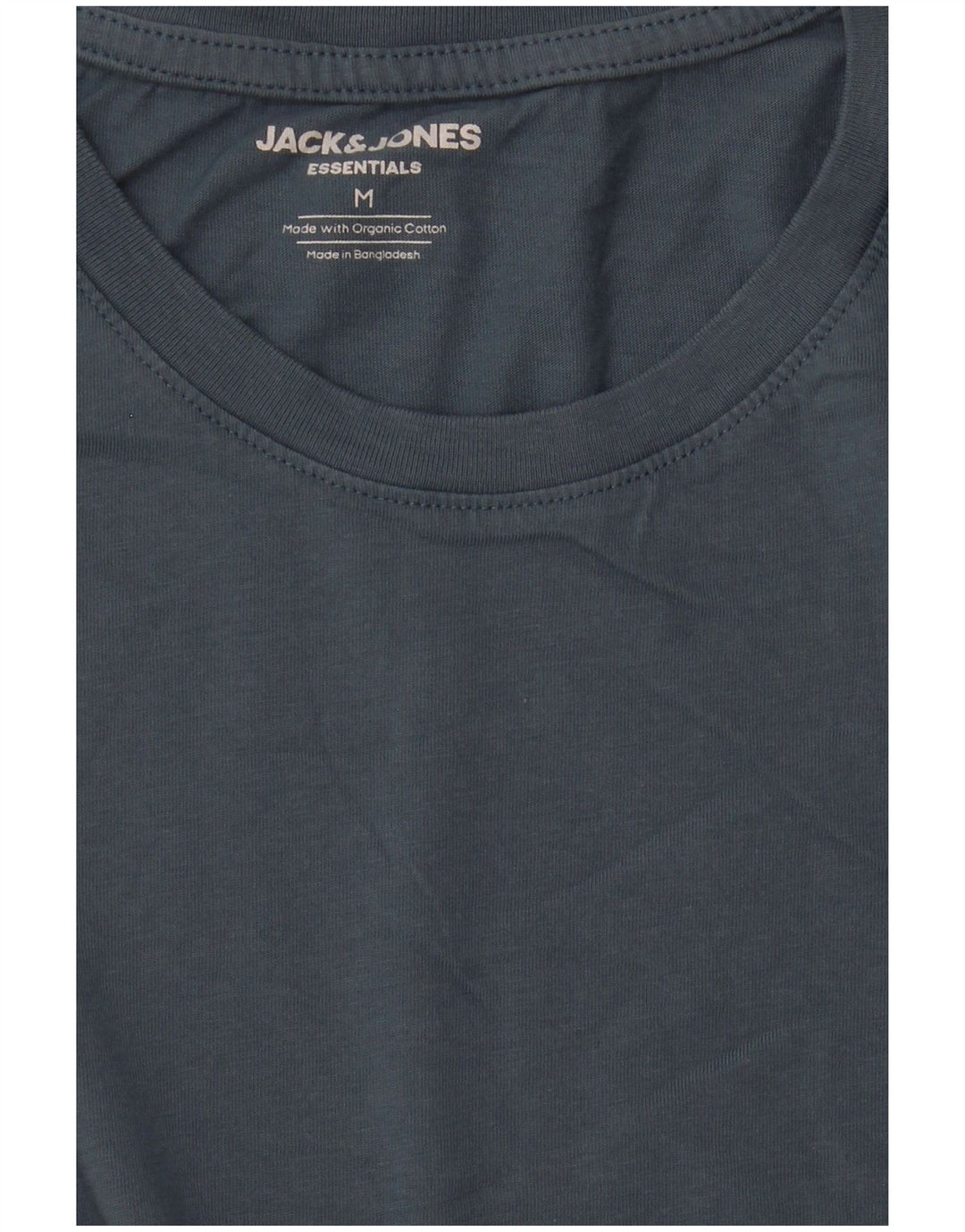 Jack & Jones Hombre Camiseta Top Azul Medio Algodón
