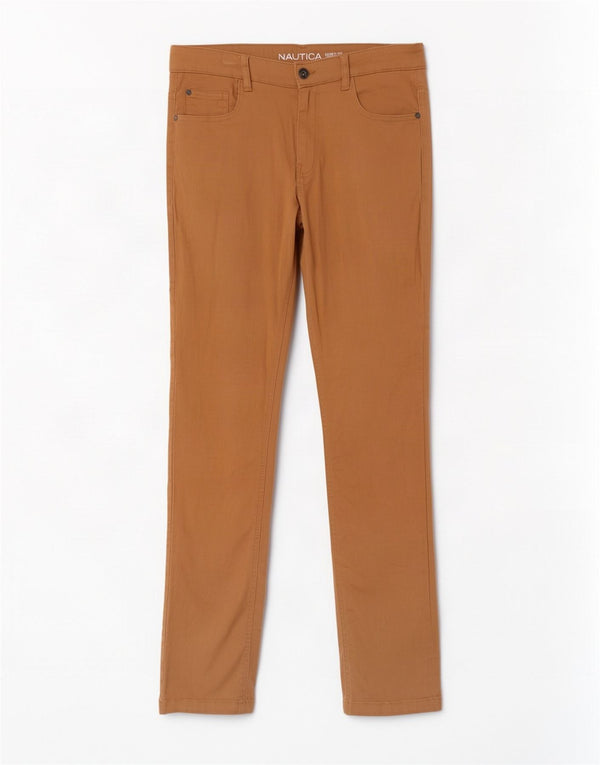 Nautica Boys Skinny Casual Bukser 15-16 år W30 L30 Brun Bomuld