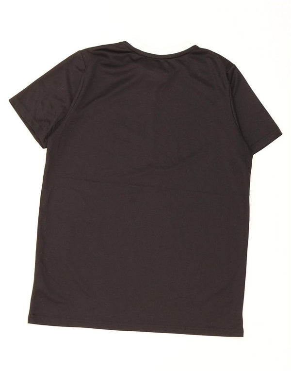 Kappa Boys T-Shirt Top 14-15 Years Black Colourblock Polyester