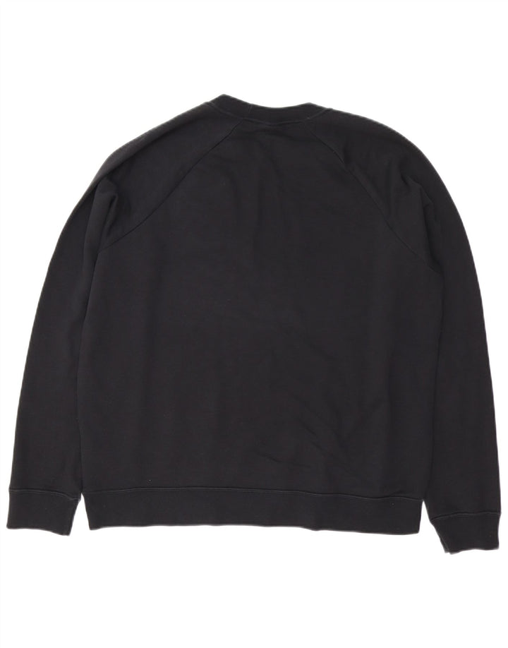 Nike Mens Sweatshirt Jumper Large Black Cotton