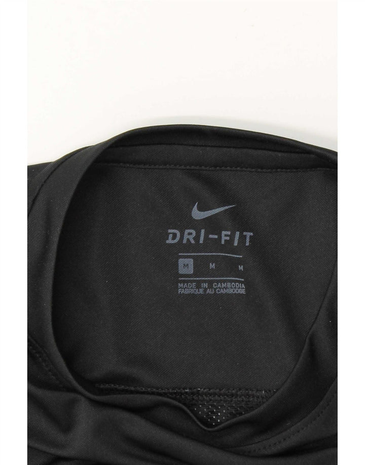 Nike Mens Dri Fit T-Shirt Top Medium Black