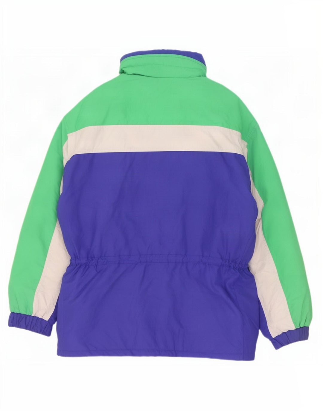 Sergio Tacchini Veste de ski à capuche pour homme IT 54 2XL Bleu Colourblock Polyamide