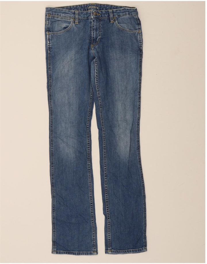 LACOSTE Womens Straight Jeans W28 L33 Blue Cotton Vintage Lacoste and Second-Hand Lacoste from Messina Hembry 