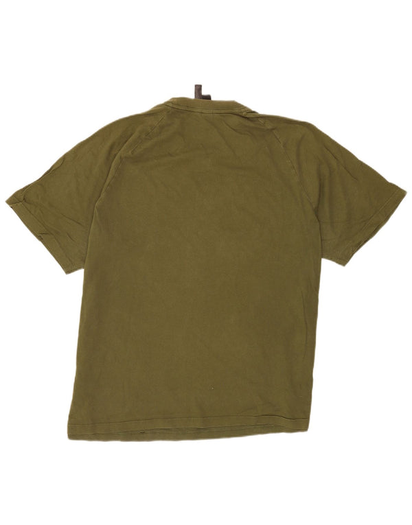 Adidas Mens T-Shirt Top XL Green Cotton