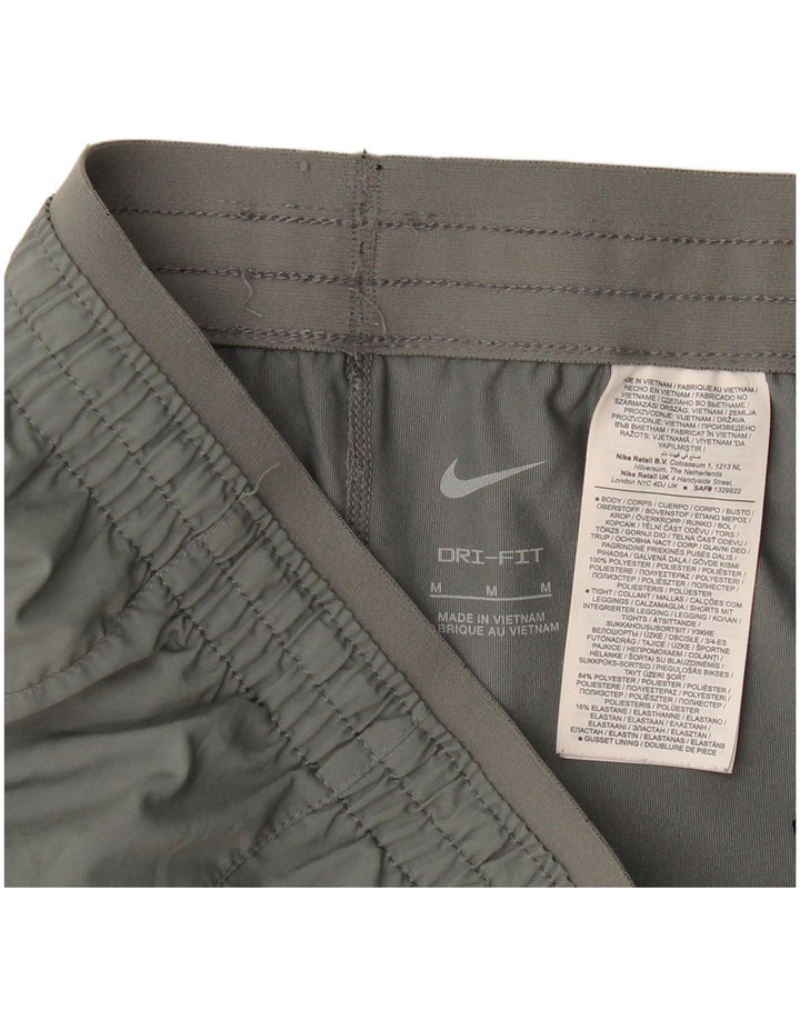 Женские спортивные шорты Nike Dri Fit UK 14, средний серый полиэстер