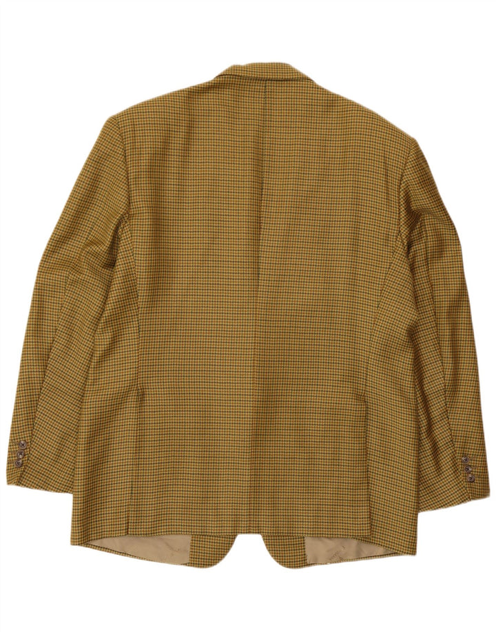 Giacca Blazer 2 Bottoni Uomo Trussardi IT 56 3XL Pied De Poule Beige