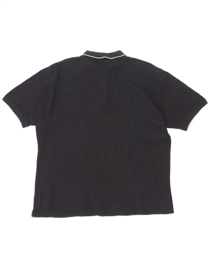 Polo da uomo Fila XL in cotone nero