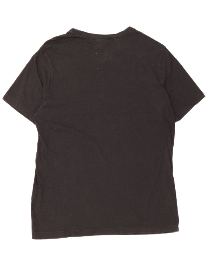 Nike Mens Graphic T-Shirt Top Large Black Cotton