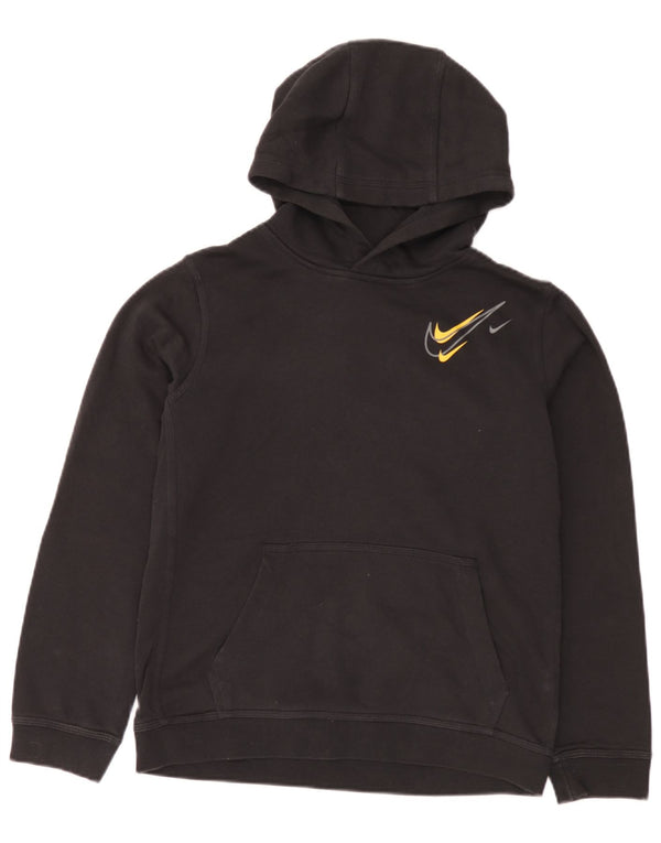 Nike Boys Graphic Hoodie Džemper 13-14 godina XL crni pamuk