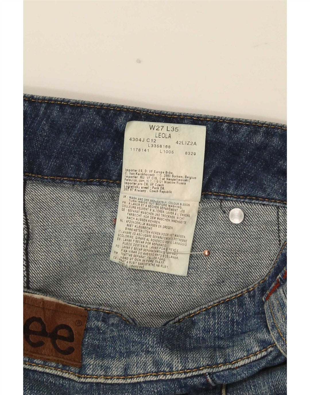 Джинсы Lee для женщин Leola Bootcut W27 L35, синие, хлопок