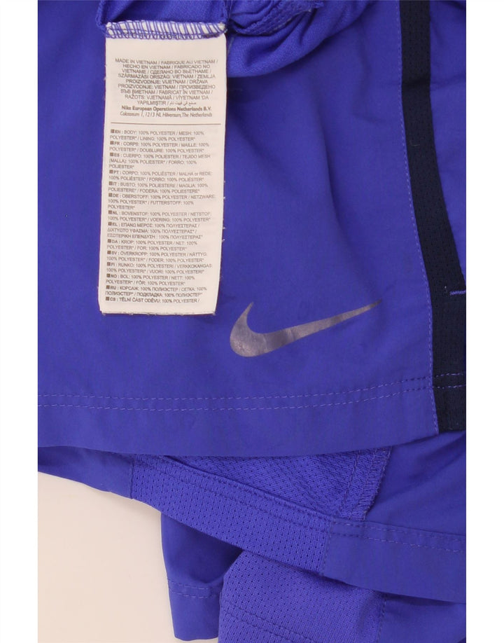Męskie spodenki sportowe Nike, średni granatowy, poliester z blokami kolorów