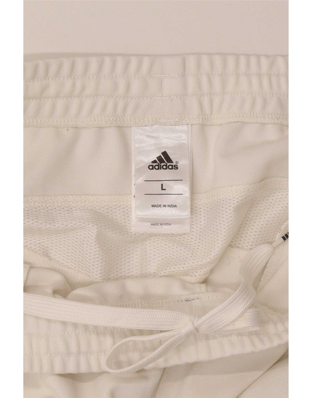 Adidas Pantalon de survêtement pour homme Large Blanc Polyester