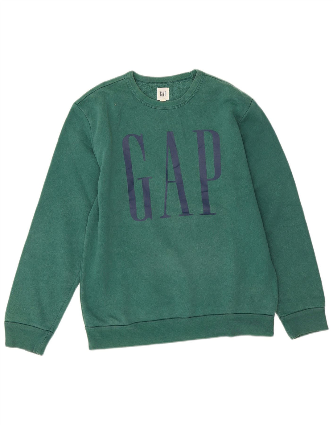 Gap Herren-Sweatshirt mit Grafik, Größe S, grüne Baumwolle
