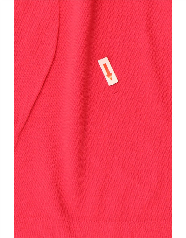 Kappa Mens Polo Shirt Medium Pink Cotton