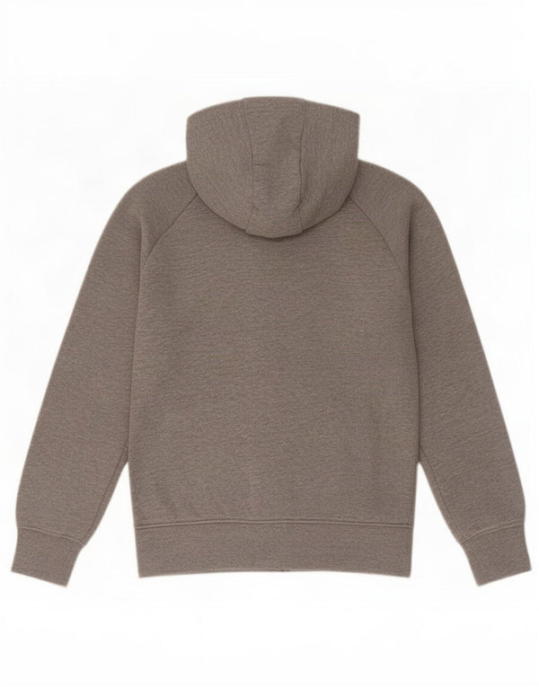 Felpa con cappuccio con zip grafica Nike 3BRAND per ragazzi 10-11 anni grigio medio chiazzato